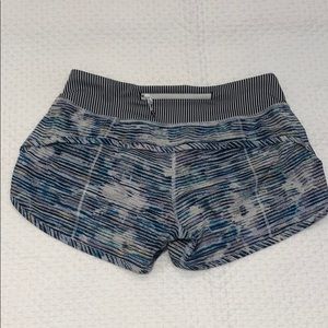 EUC Lululemon Speed Shorts 4/xs